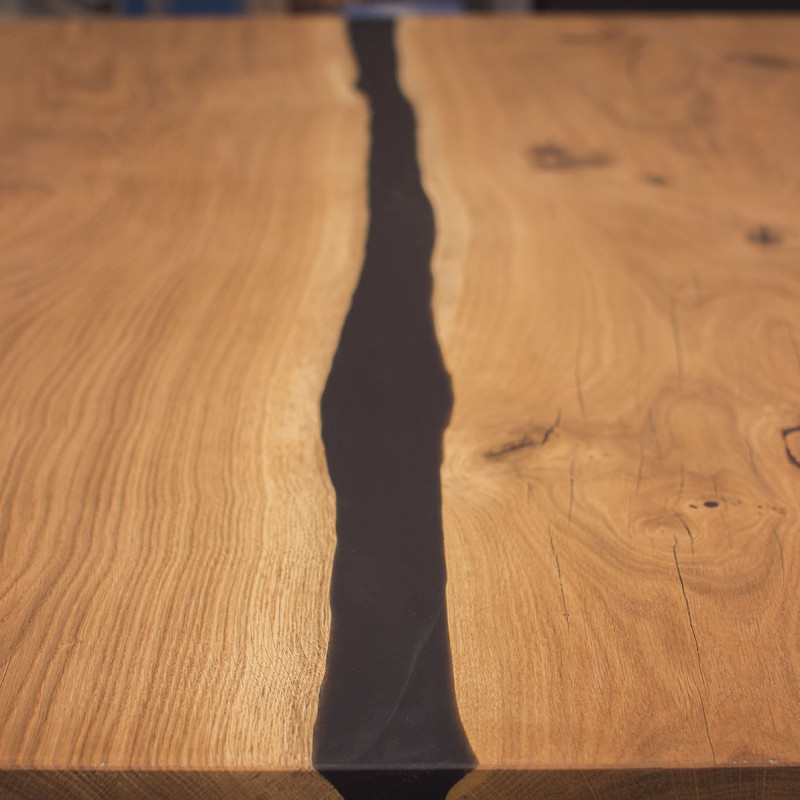 Dubový jídelní stůl s...